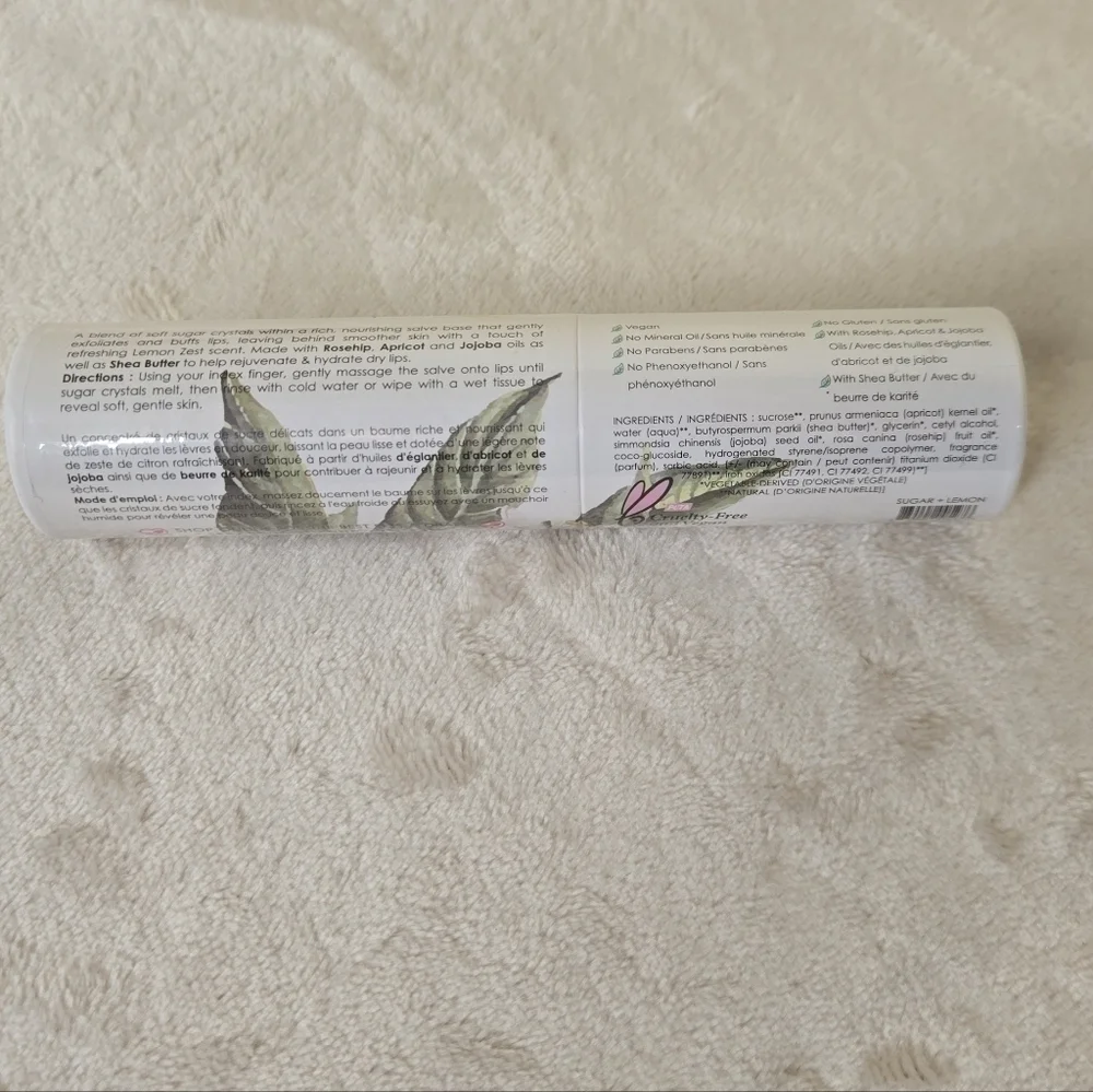 Seraphine Botanicals Sugar + Lemon Moisterizing Lip Buffer